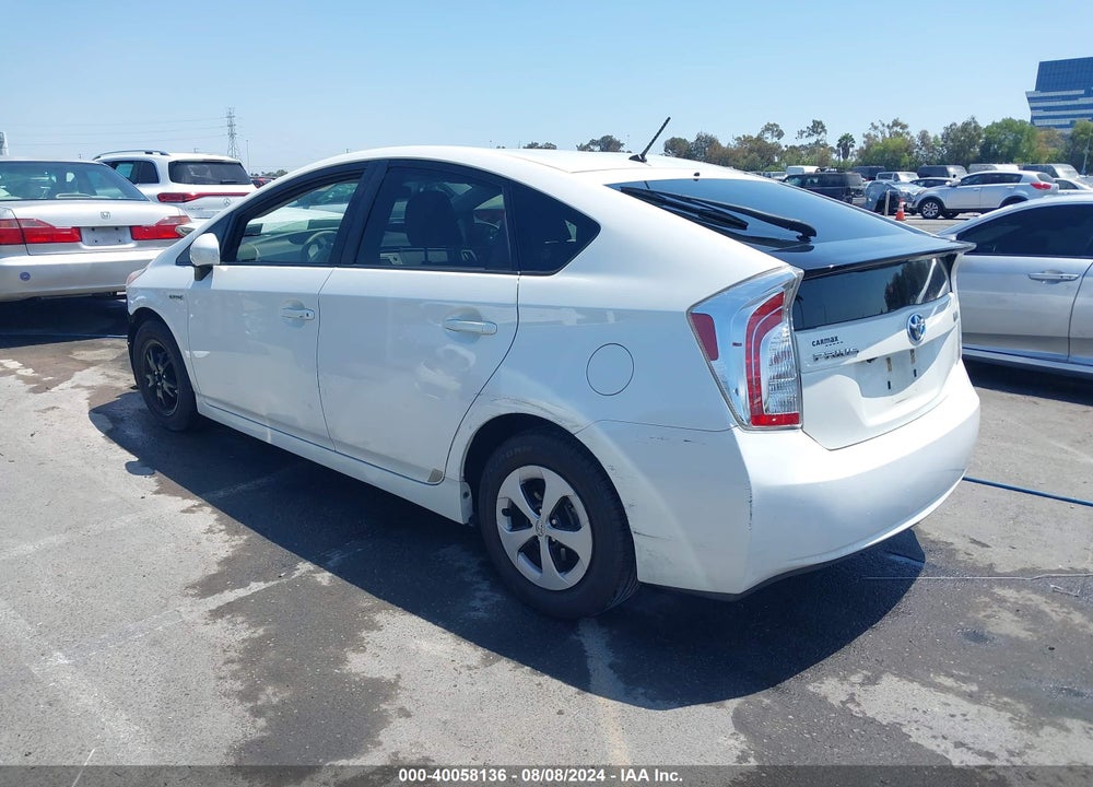 2013 TOYOTA PRIUS TWO VIN: JTDKN3DU0D5623345