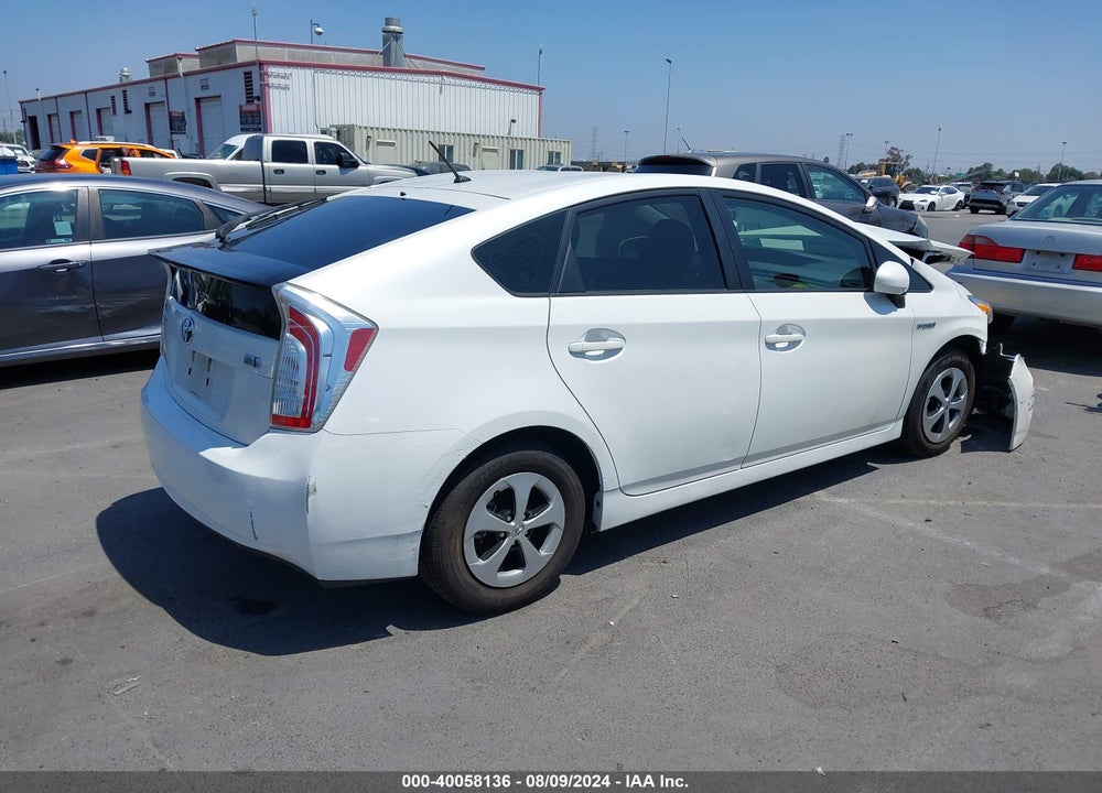 2013 TOYOTA PRIUS TWO VIN: JTDKN3DU0D5623345