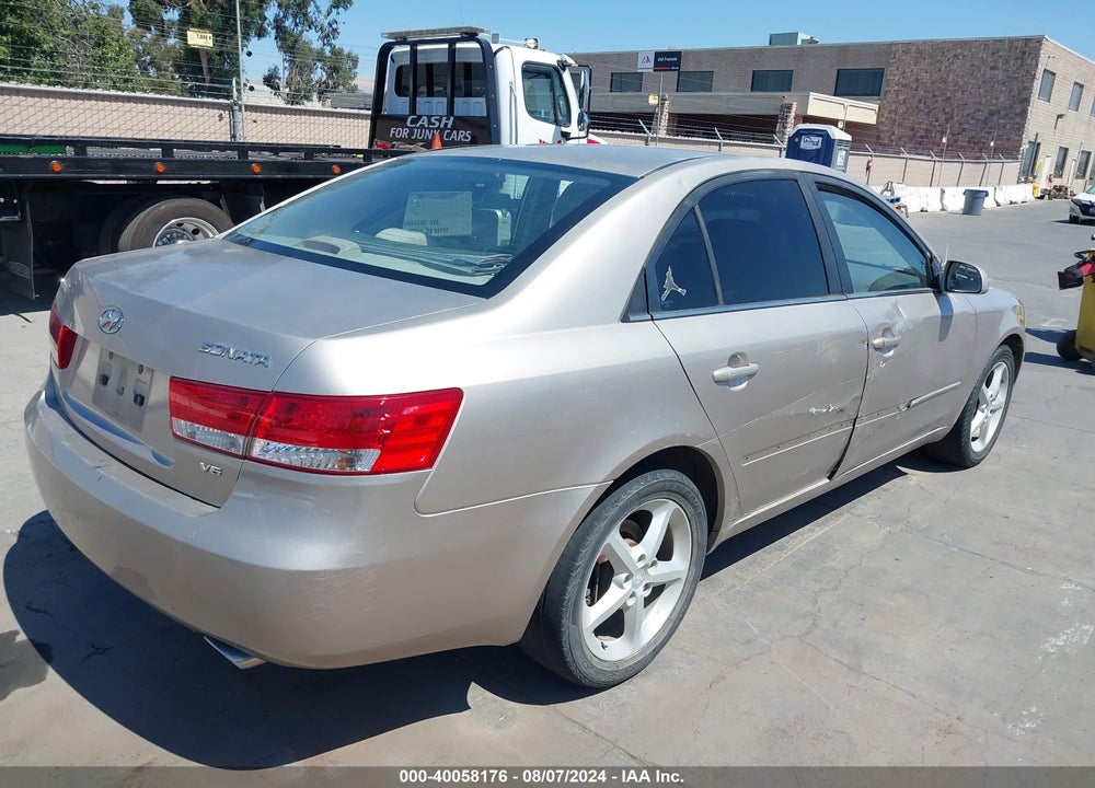 2007 HYUNDAI SONATA LIMITED/SE V6 VIN: 5NPEU46F87H159486