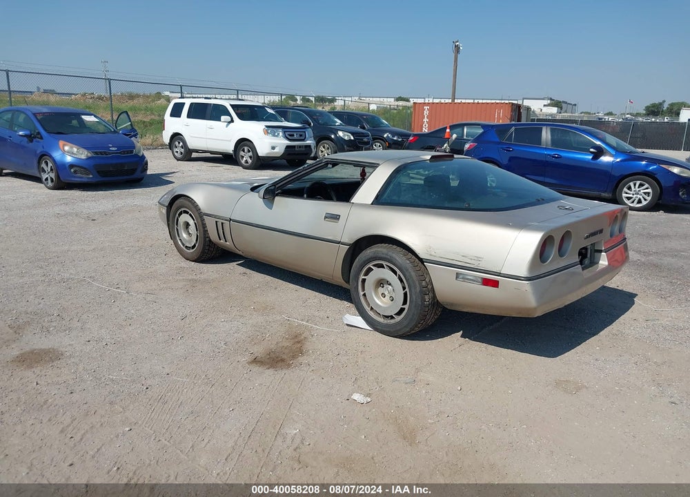 1986 CHEVROLET CORVETTE VIN: 1G1YY0786G5114954