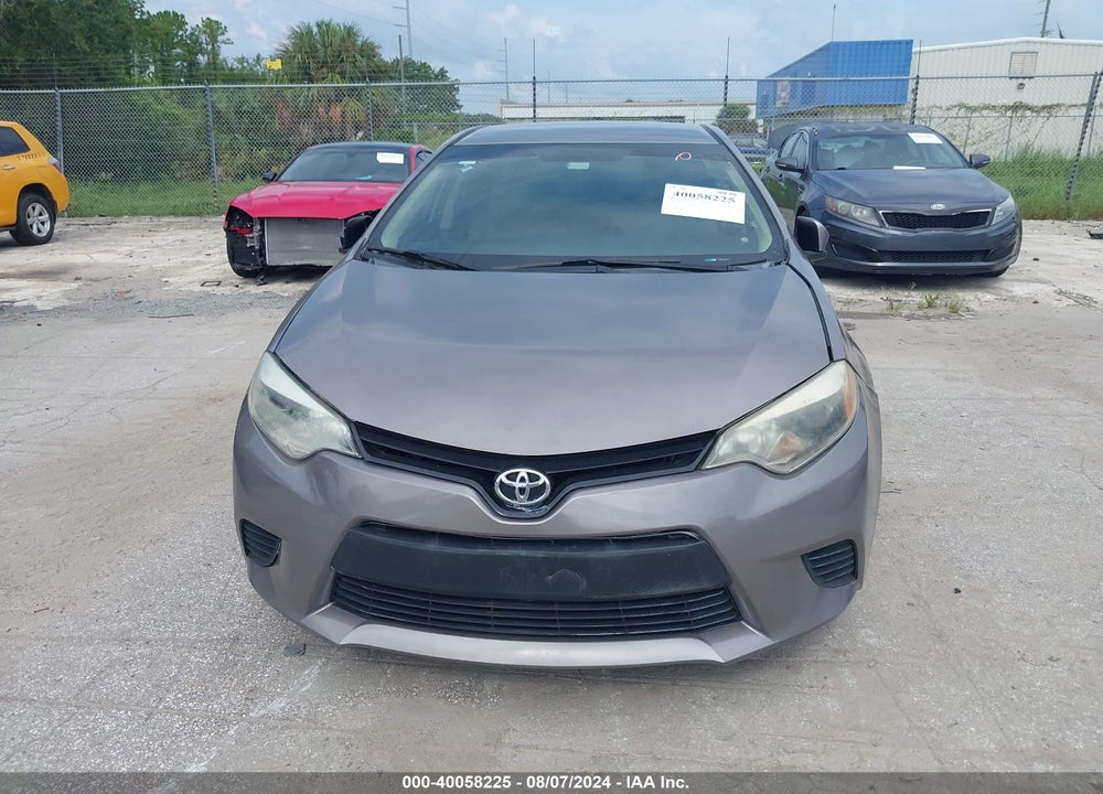 2014 TOYOTA COROLLA LE VIN: 2T1BURHE2EC146320