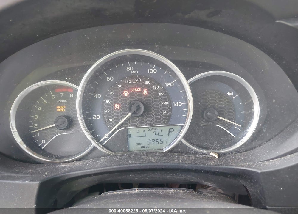 2014 TOYOTA COROLLA LE VIN: 2T1BURHE2EC146320