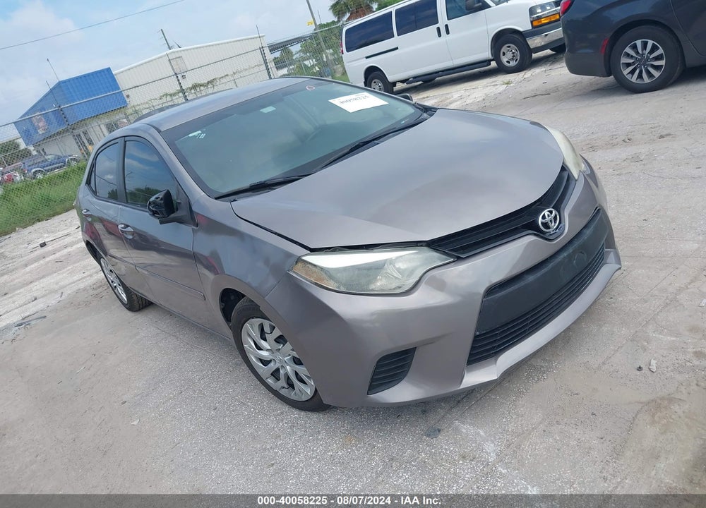 2014 TOYOTA COROLLA LE VIN: 2T1BURHE2EC146320
