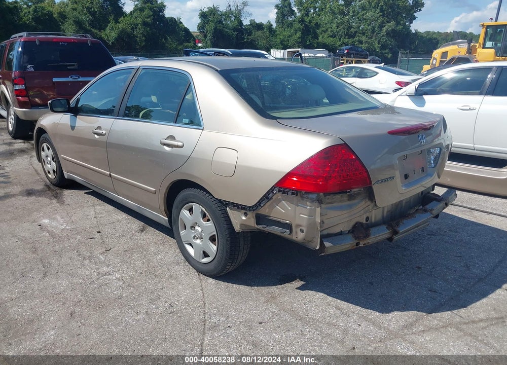 2006 HONDA ACCORD 2.4 LX VIN: 3HGCM564X6G700557