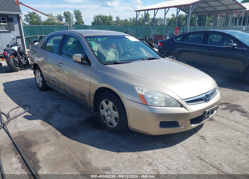2006 HONDA ACCORD 2.4 LX VIN: 3HGCM564X6G700557