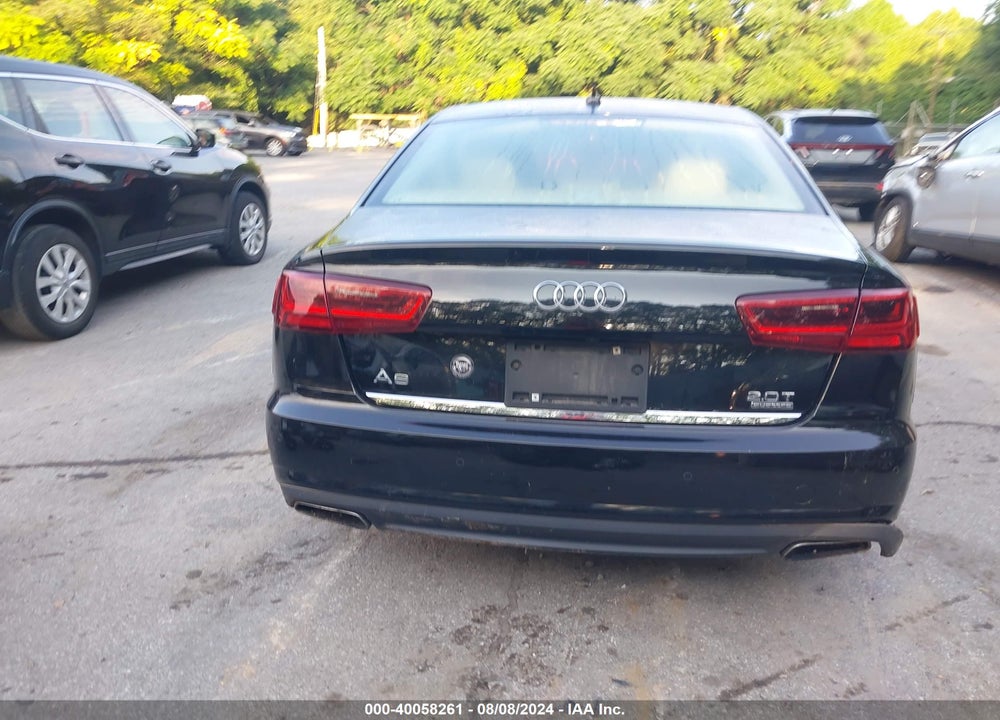 2016 AUDI A6 2.0T PREMIUM PLUS VIN: WAUGFAFC6GN085473