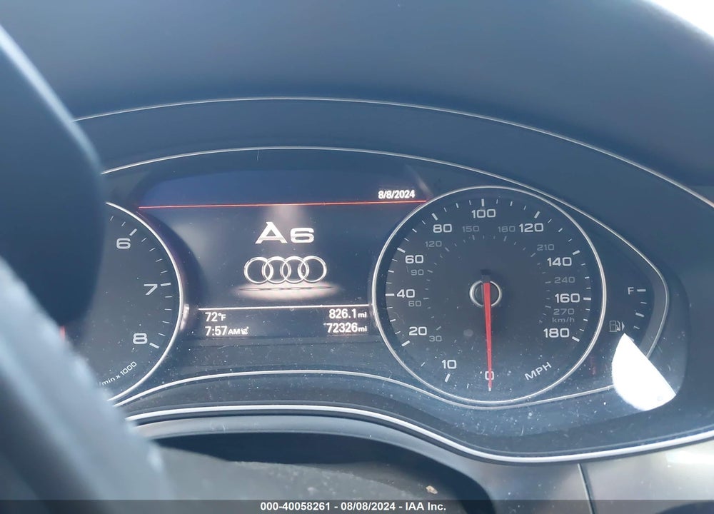 2016 AUDI A6 2.0T PREMIUM PLUS VIN: WAUGFAFC6GN085473