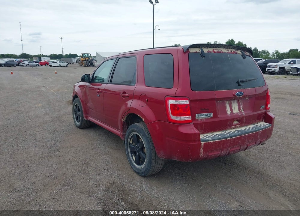 2010 FORD ESCAPE XLT VIN: 1FMCU9DG7AKC58756