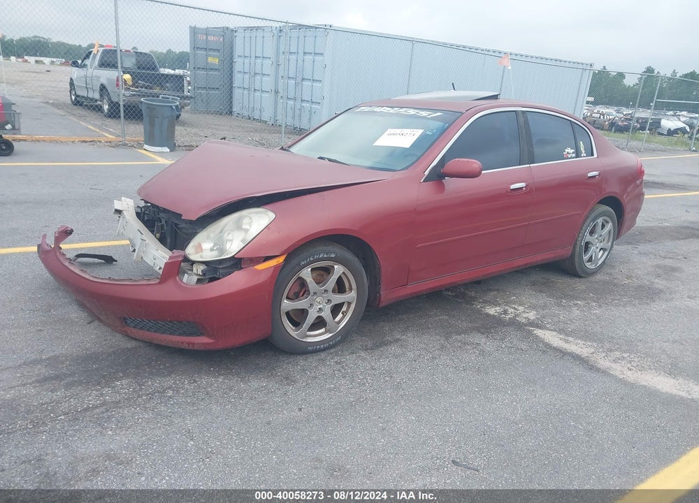 2005 INFINITI G35 VIN: JNKCV51E95M214456