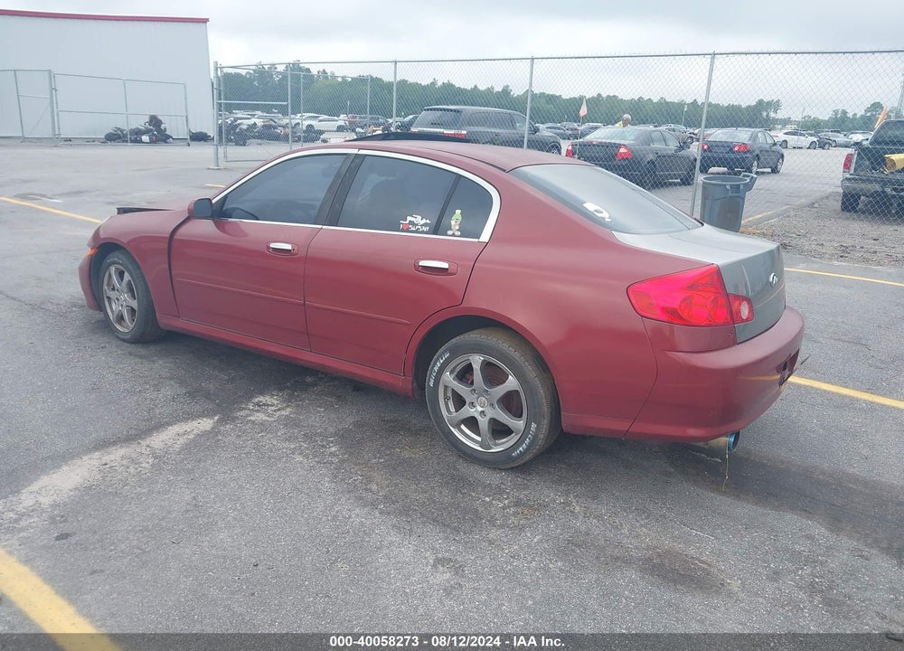 2005 INFINITI G35 VIN: JNKCV51E95M214456