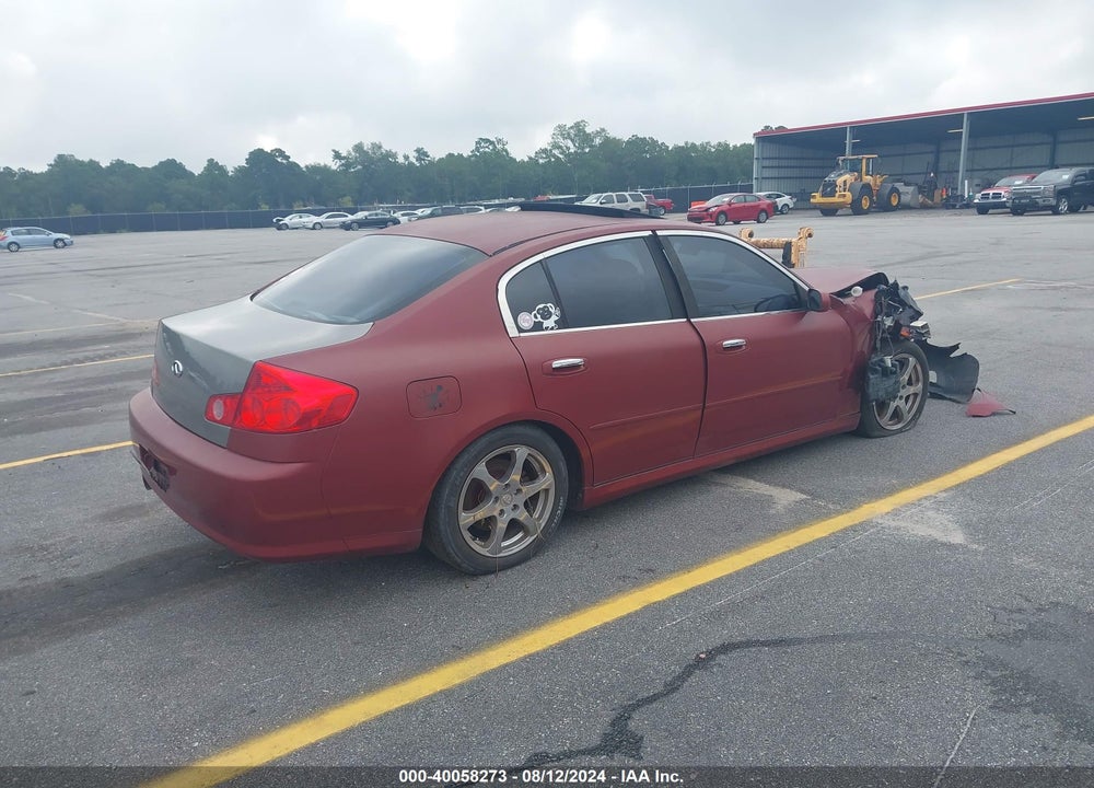 2005 INFINITI G35 VIN: JNKCV51E95M214456