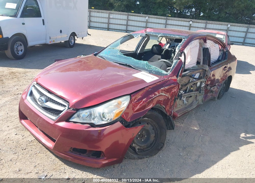 2012 SUBARU LEGACY 2.5I VIN: 4S3BMCA6XC3009714