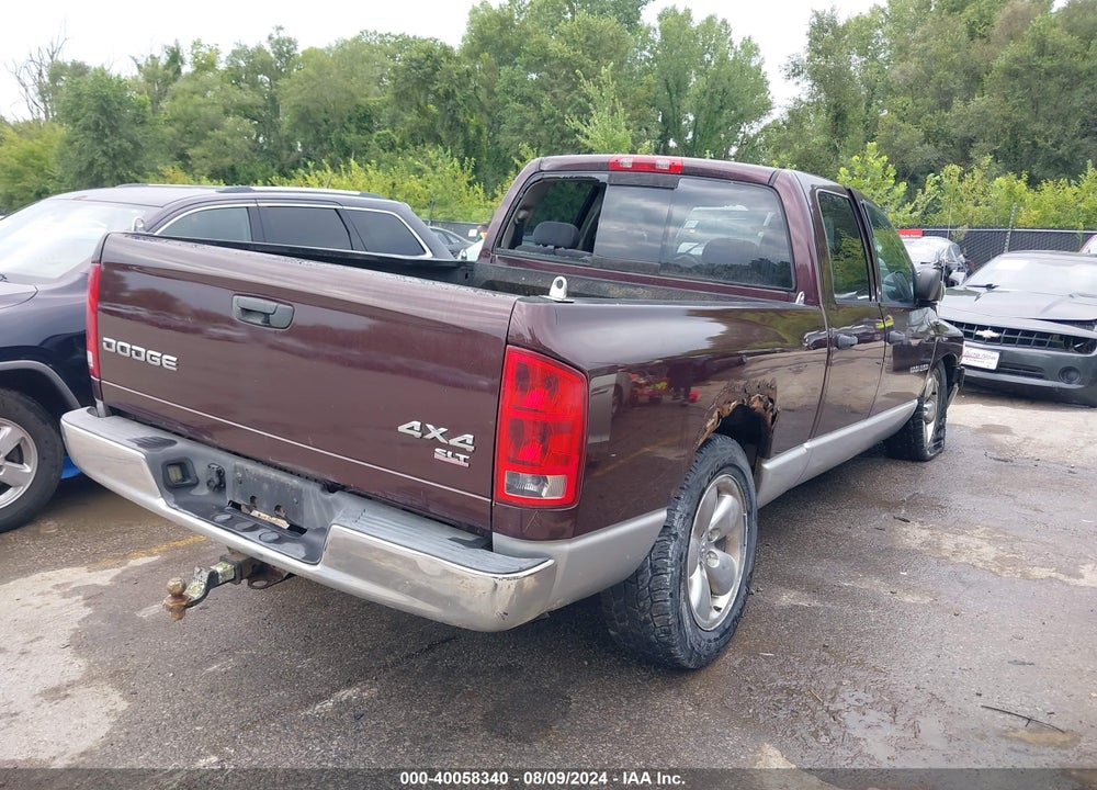 2004 DODGE RAM 1500 SLT/LARAMIE VIN: 1D7HU18DX4S710804