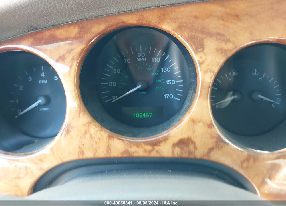 2000 JAGUAR XK8 VIN: SAJJA42C2YNA07258