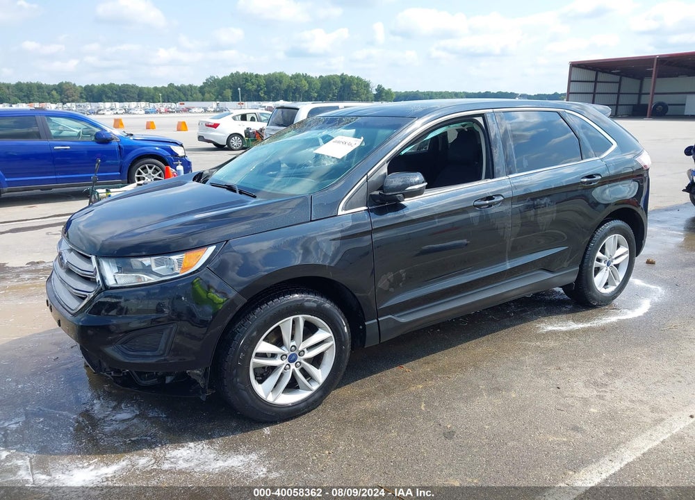 2015 FORD EDGE SEL VIN: 2FMTK4J86FBB01064