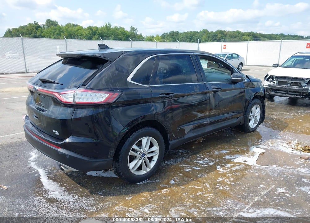2015 FORD EDGE SEL VIN: 2FMTK4J86FBB01064