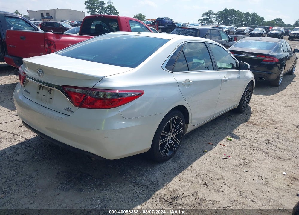2016 TOYOTA CAMRY SE VIN: 4T1BF1FK7GU511371