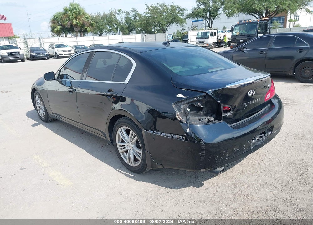 2011 INFINITI G37 JOURNEY VIN: JN1CV6AP6BM510493