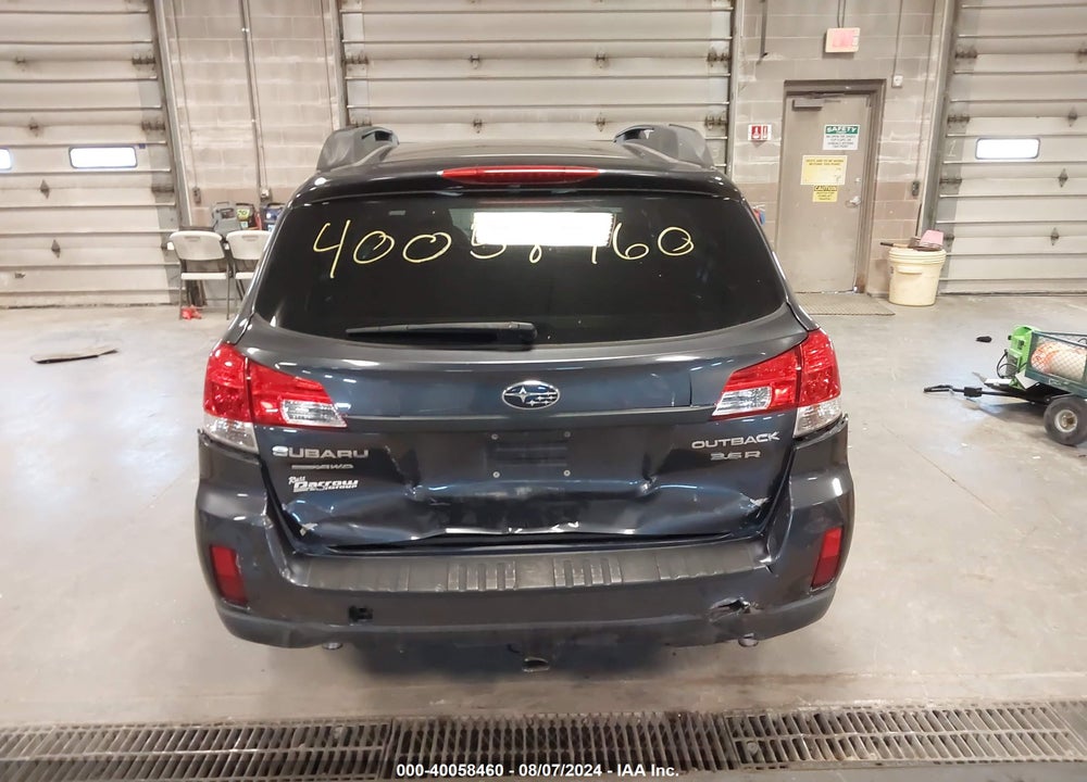 2010 SUBARU OUTBACK 3.6R PREMIUM VIN: 4S4BREFC0A2322507