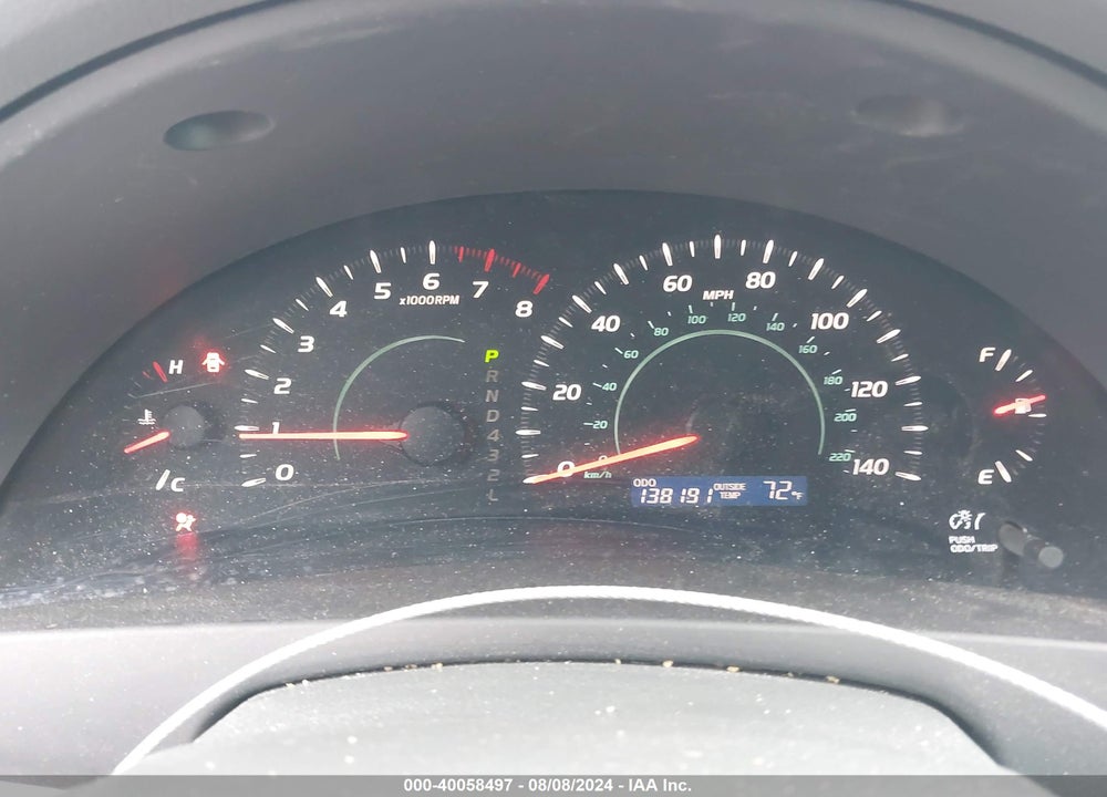 2009 TOYOTA CAMRY LE VIN: 4T4BE46K39R080704