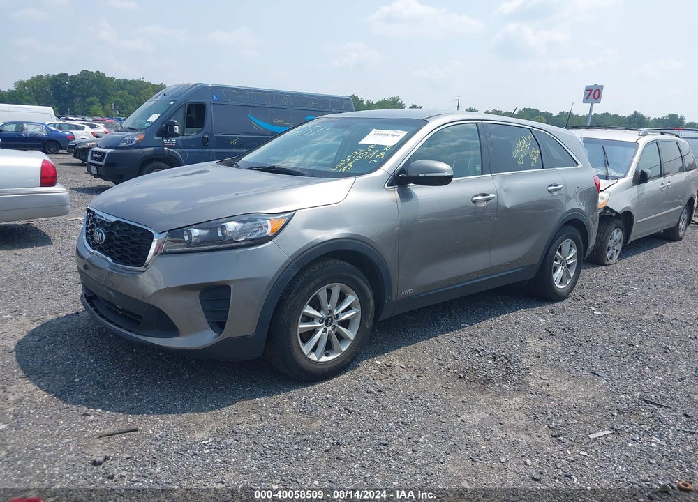 2019 KIA SORENTO 3.3L LX VIN: 5XYPGDA50KG467251