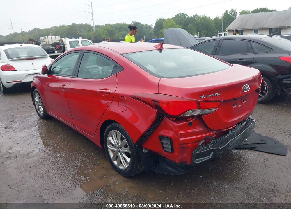 2016 HYUNDAI ELANTRA SE VIN: KMHDH4AE0GU489414