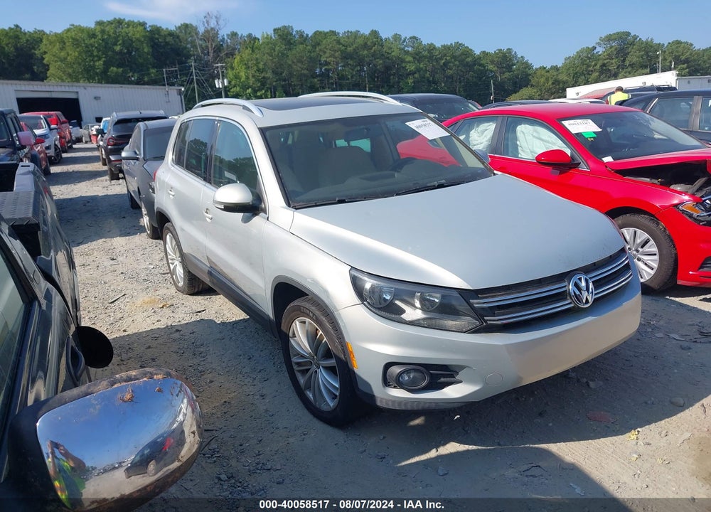 2013 VOLKSWAGEN TIGUAN S/SE/SEL VIN: WVGAV7AX5DW551825
