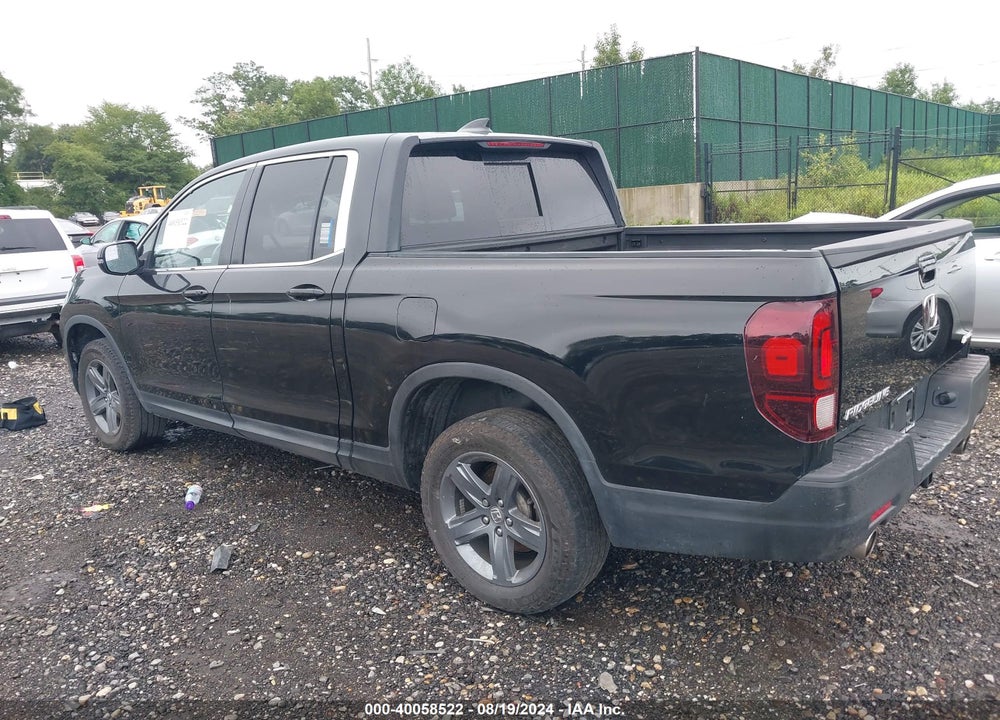 2023 HONDA RIDGELINE RTL VIN: 5FPYK3F51PB015966