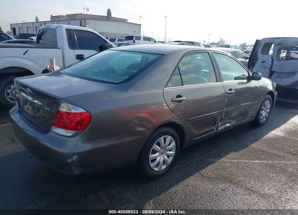2005 TOYOTA CAMRY LE VIN: 4T1BE32K85U581267