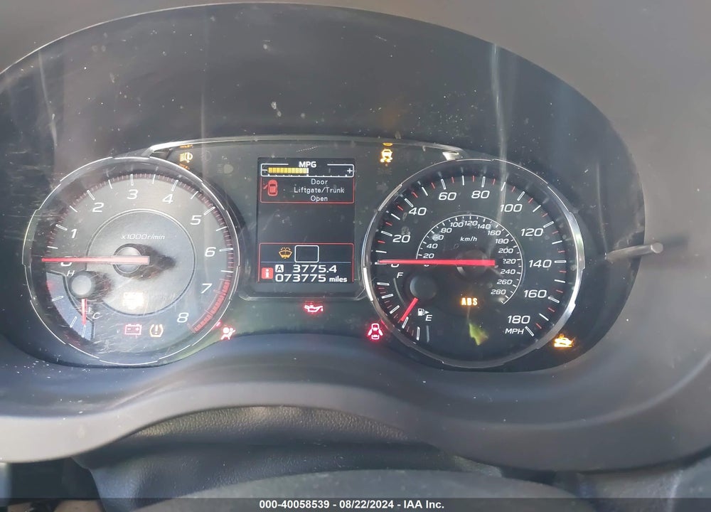 2021 SUBARU WRX LIMITED VIN: JF1VA1H63M9814314