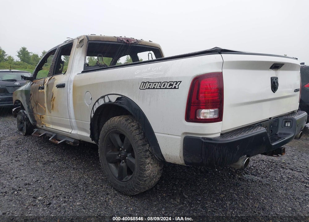 2020 RAM 1500 CLASSIC WARLOCK QUAD CAB 4X4 6'4 BOX VIN: 1C6RR7GT0LS123898