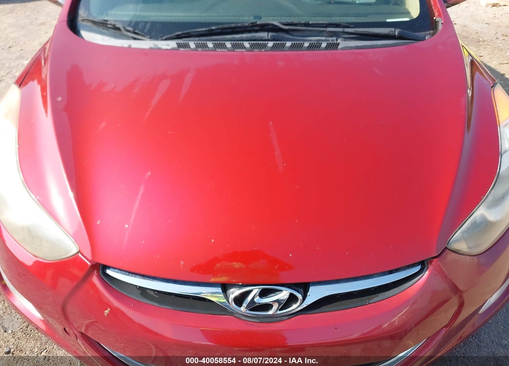 2013 HYUNDAI ELANTRA GLS VIN: 5NPDH4AE1DH422671