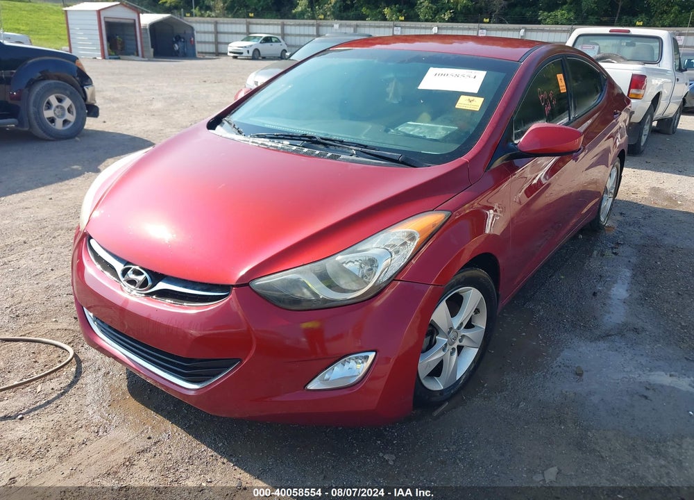 2013 HYUNDAI ELANTRA GLS VIN: 5NPDH4AE1DH422671