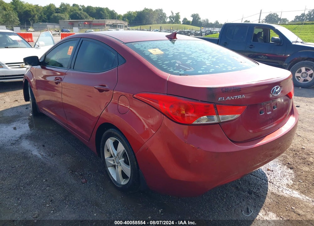 2013 HYUNDAI ELANTRA GLS VIN: 5NPDH4AE1DH422671