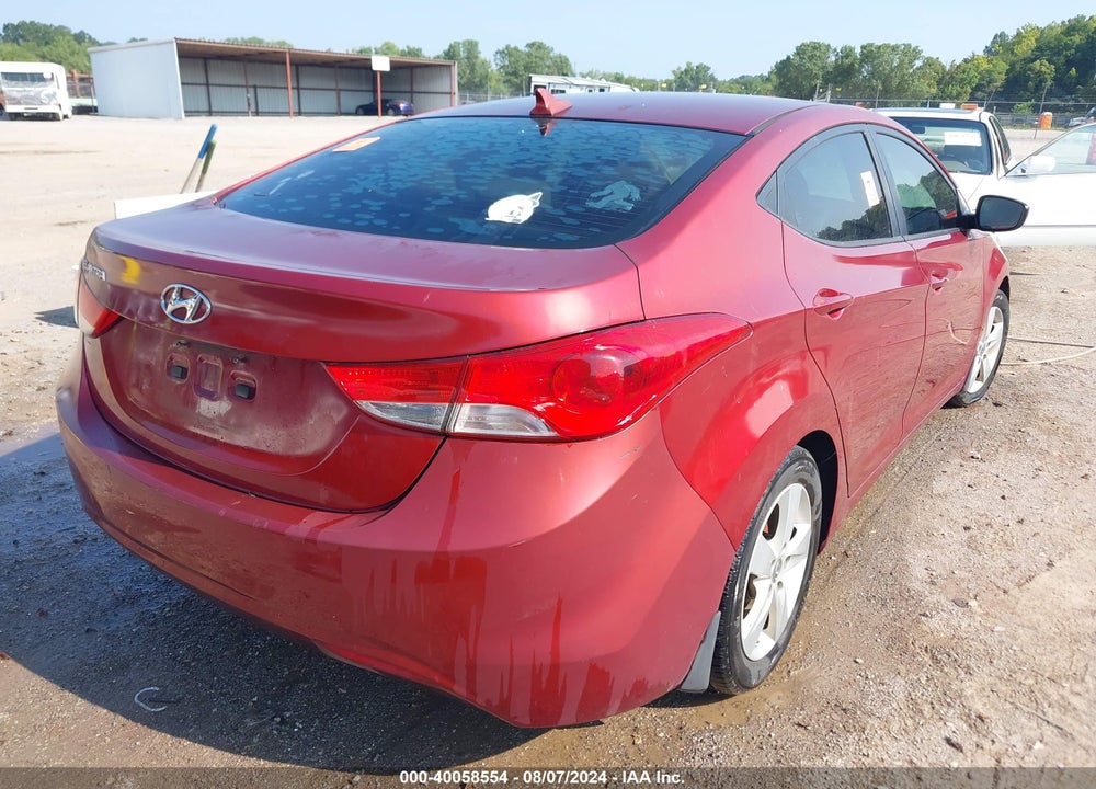 2013 HYUNDAI ELANTRA GLS VIN: 5NPDH4AE1DH422671