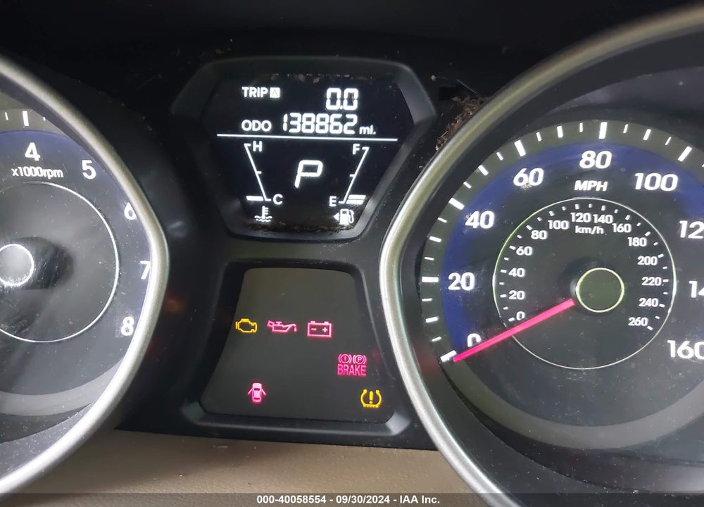 2013 HYUNDAI ELANTRA GLS VIN: 5NPDH4AE1DH422671