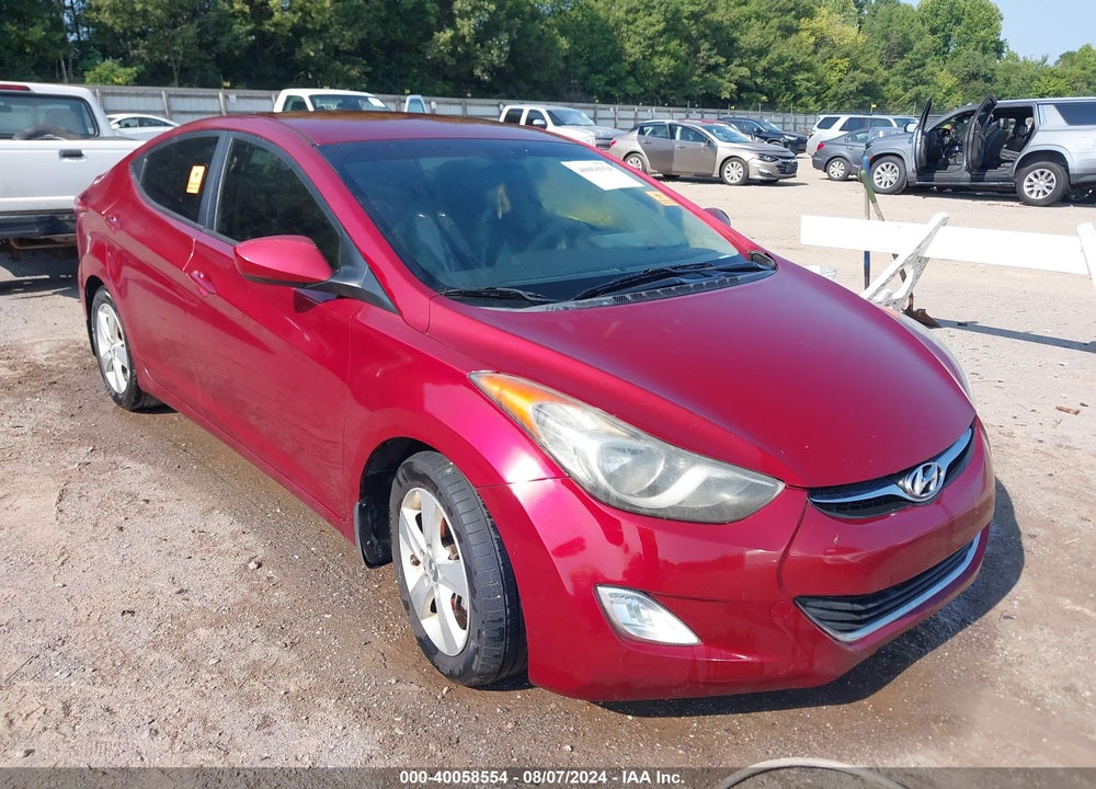 2013 HYUNDAI ELANTRA GLS VIN: 5NPDH4AE1DH422671