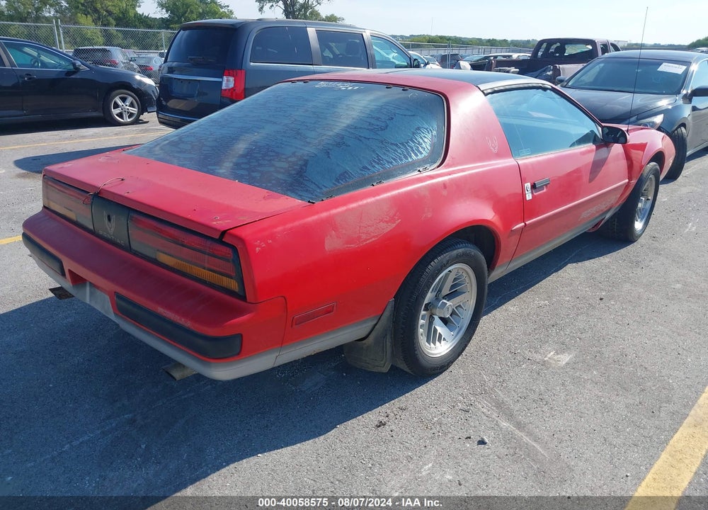 1989 PONTIAC FIREBIRD FORMULA VIN: 1G2FS21F1KL252378