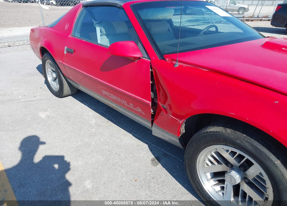 1989 PONTIAC FIREBIRD FORMULA VIN: 1G2FS21F1KL252378