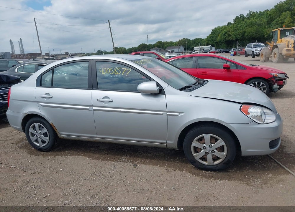 2009 HYUNDAI ACCENT GLS VIN: KMHCN46C69U370278