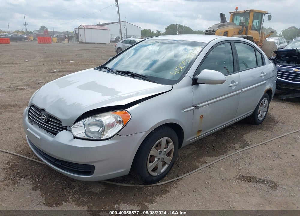 2009 HYUNDAI ACCENT GLS VIN: KMHCN46C69U370278