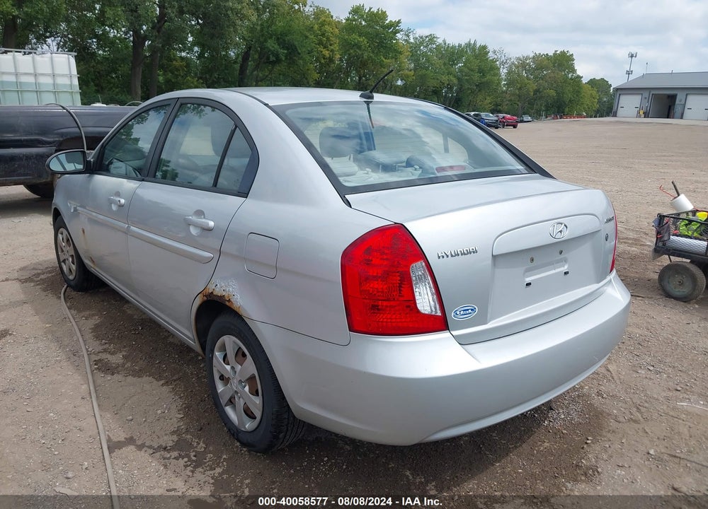 2009 HYUNDAI ACCENT GLS VIN: KMHCN46C69U370278