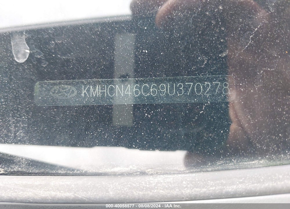 2009 HYUNDAI ACCENT GLS VIN: KMHCN46C69U370278
