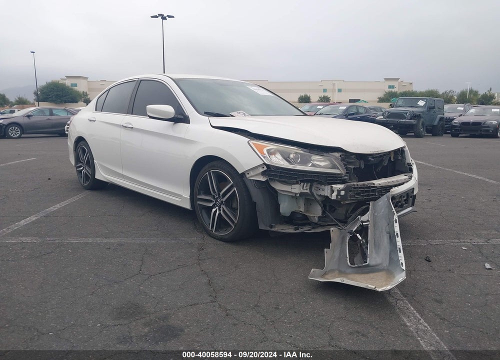 2017 HONDA ACCORD SPORT VIN: 1HGCR2F52HA292467