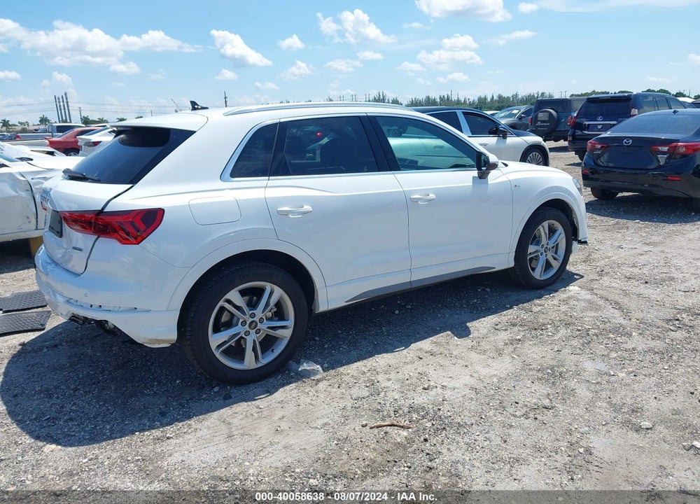 2024 AUDI Q3 PREMIUM 45 TFSI S LINE QUATTRO TIPTRONIC VIN: WA1DECF31R1033404