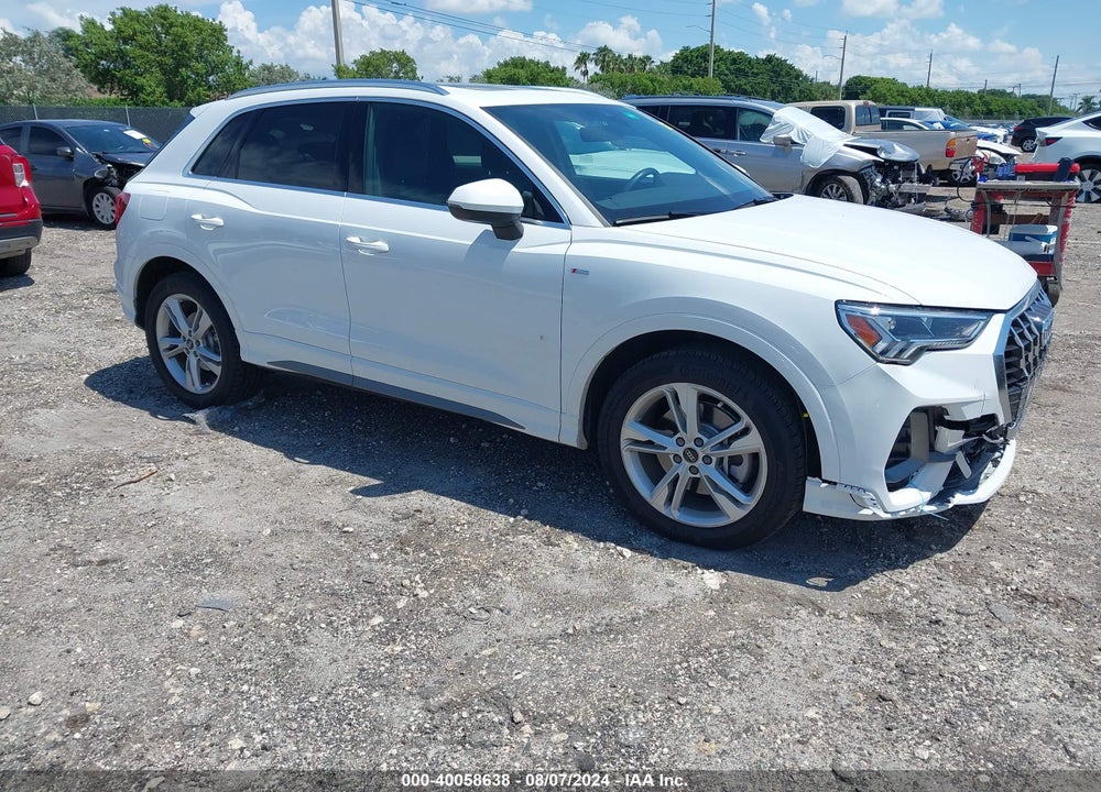 2024 AUDI Q3 PREMIUM 45 TFSI S LINE QUATTRO TIPTRONIC VIN: WA1DECF31R1033404
