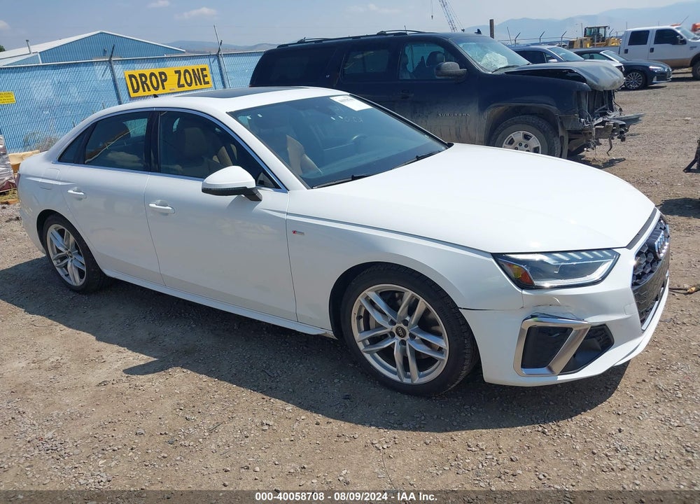 2023 AUDI A4 PREMIUM PLUS 45 TFSI S LINE QUATTRO S TRONIC VIN: WAUEAAF44PN019812