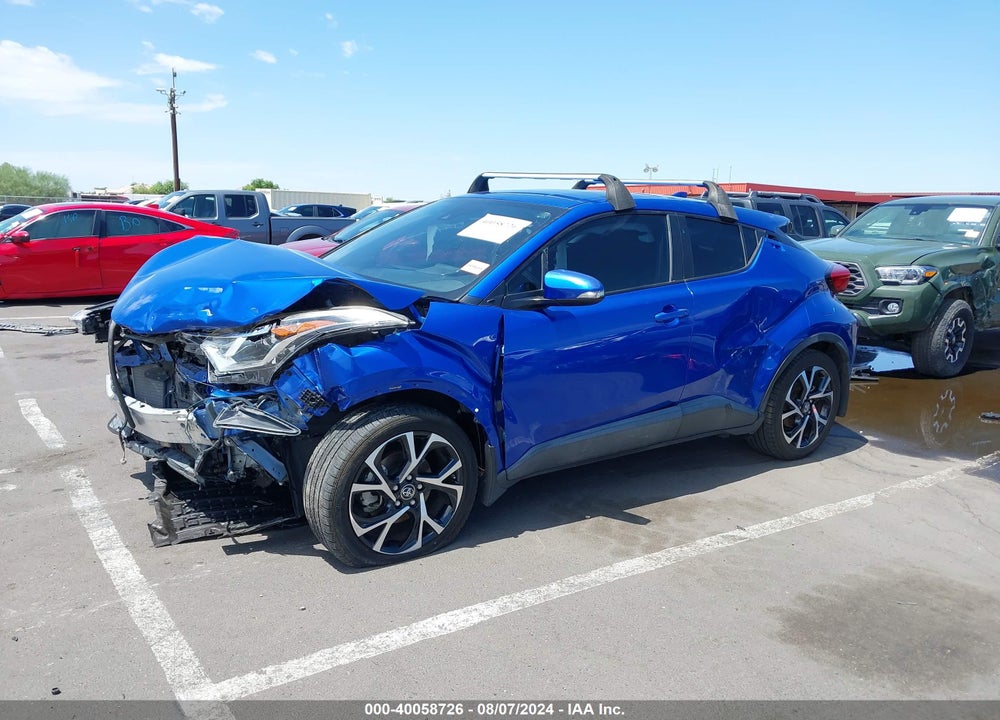2018 TOYOTA C-HR XLE PREMIUM VIN: NMTKHMBX9JR019100