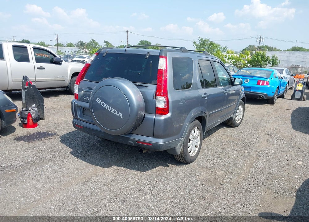 2005 HONDA CR-V SE VIN: SHSRD78965U333327