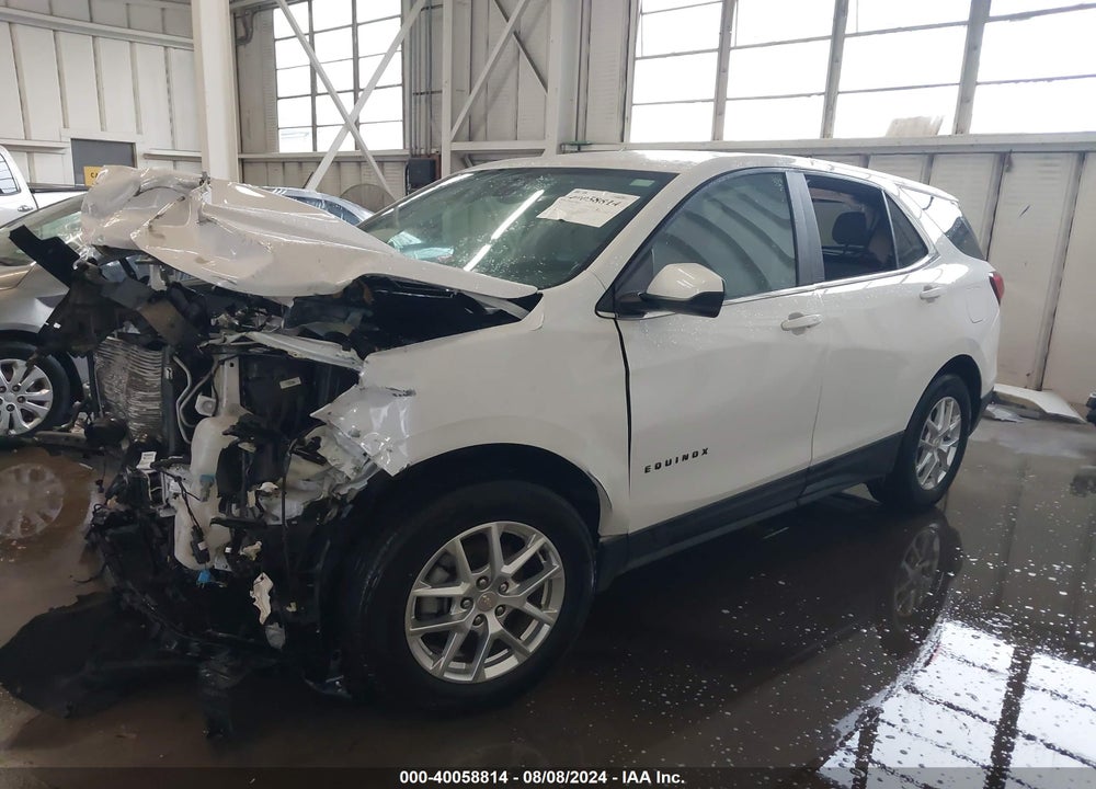 2022 CHEVROLET EQUINOX FWD LT VIN: 3GNAXKEVXNL127601